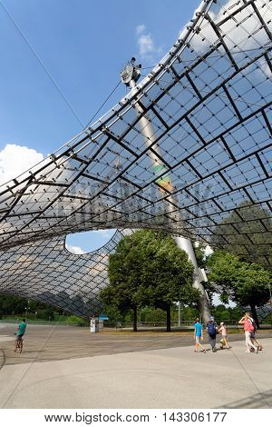 MUNICH GERMANY - 4 AUGUST 2015: Part of 
