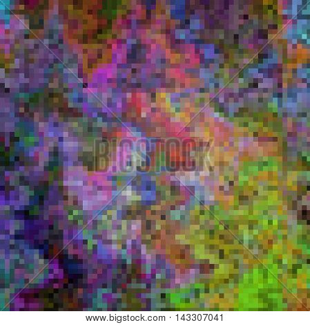 Abstract coloring background of the abstract gradient with visual illusion,cubism and mosaic effect
