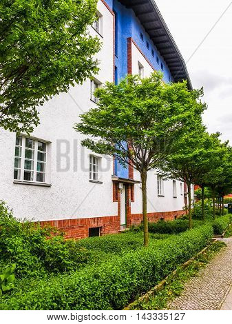 Hufeisen Siedlung In Berlin (hdr)