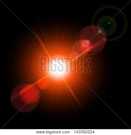 Abstract optical lens flare glare lights super high resolution. Lighting effects of flash.