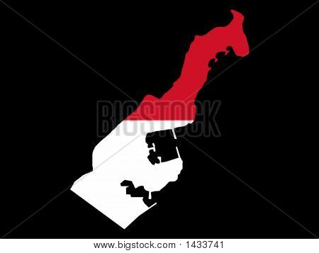 Mapa Monako
