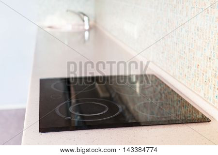 New Tabletop With Built-in Cooking Panel And Sink