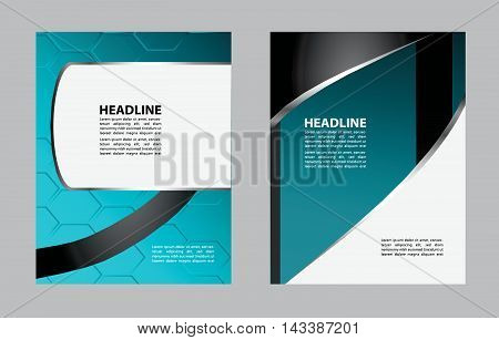 flyer, brochure or magazine cover design template. Vector