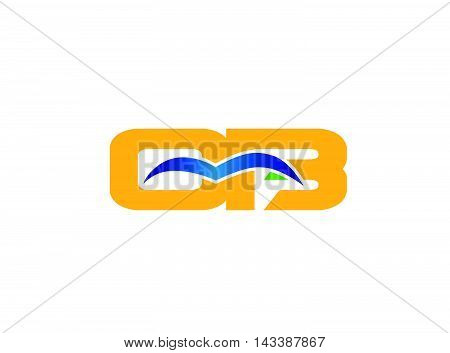 OB initial company group logo vector template
