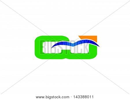 JC company group linked letter logo design