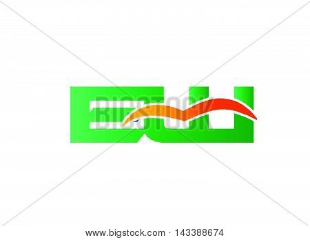 EW Logo. EW company linked letter logo
