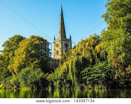 Holy Trinity Church In Stratford Upon Avon Hdr