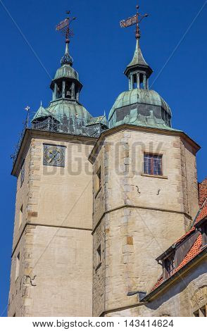 Tower Of The Historical University Building In Steinfurt