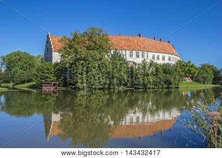 Steinfurt Castle With Reflection In The Water