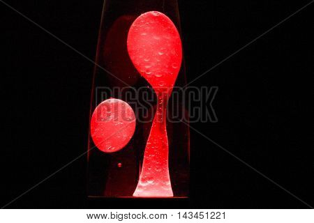 Red Lava Lamp Photography