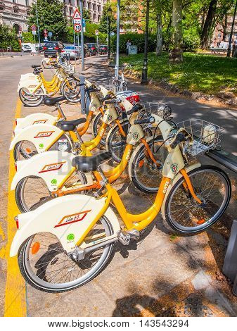 Bikemi Cycle Hire (hdr)
