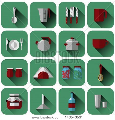 Set Of Different Kitchenware