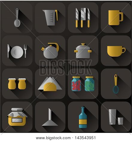 Set Of Different Kitchenware