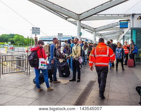 Coach Station In Stansted (hdr)