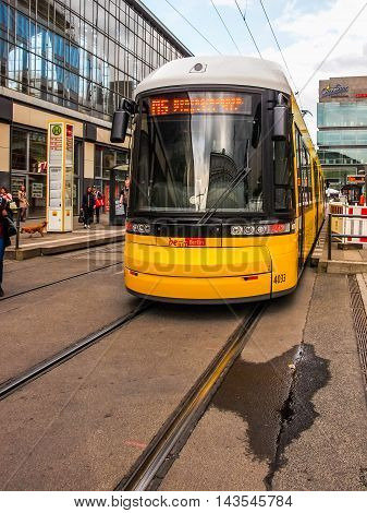Tram In Berlin (hdr)