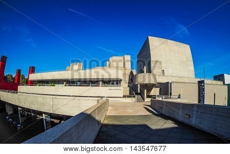 National Theatre In London (hdr)