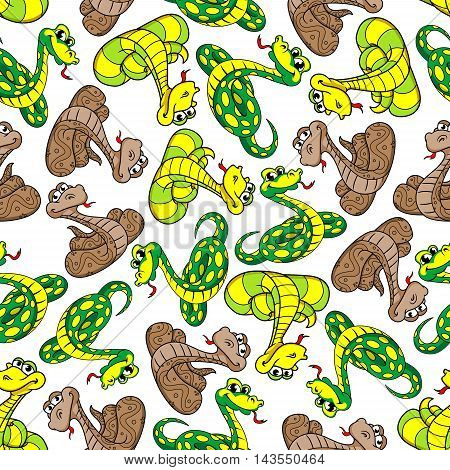 Cartoon Snakes Vector & Photo (Free Trial) | Bigstock