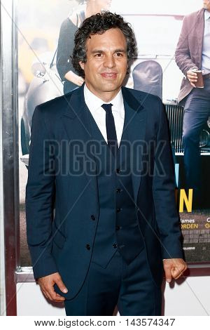 NEW YORK-JUNE 25: Actor Mark Ruffalo attends the New York premiere of Weinstein company's 