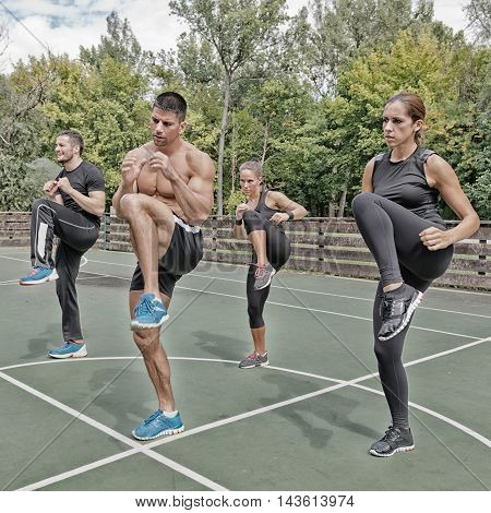 Keep Ups On Tae Bo Training