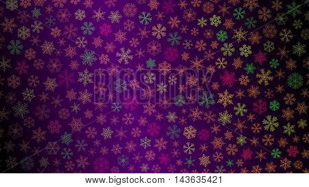 Christmas Background Of Snowflakes