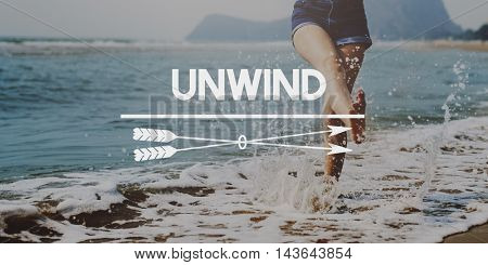 Summer Vacation Holiday Beach Sunny Concept