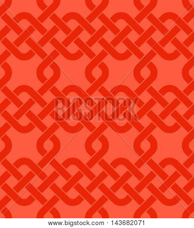 Vector illustration of Chinese knot seamless background