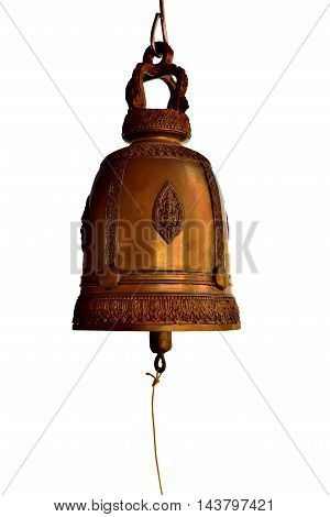 Bell on white background  for your work .