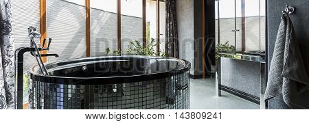 Silver Shiny Bathroom