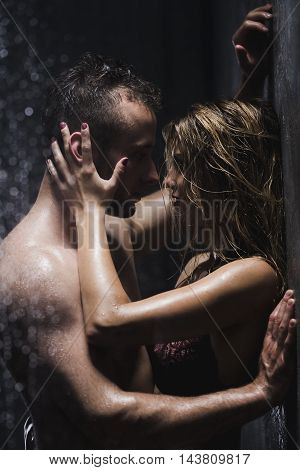 Hot Foreplay In The Shower