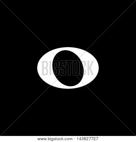 Whole music note vector icon, white on black background