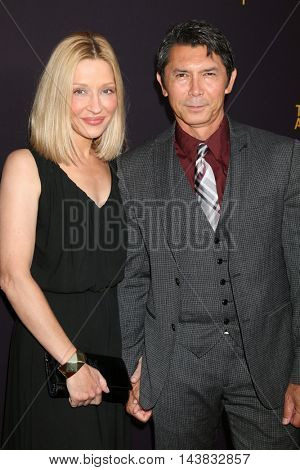 LOS ANGELES - AUG 22:  Yvonne Boismier Phillips, Lou DIamond Phillips at the Television Academy's Performers Peer Group Celebration at the Montage Hotel on August 22, 2016 in Beverly Hills, CA