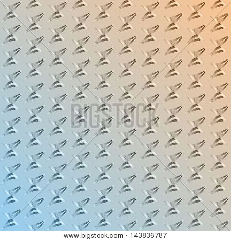 Abstract background with a geometric pattern in the form of curves. Colorful wrapper. Bright ornate design. Vector illustration.