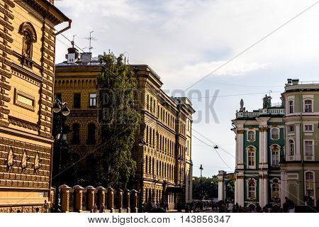 streets and houses of St. Petersburg, architecture
