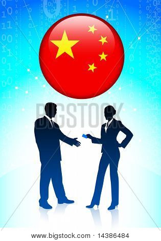 Chinesische Wirtschaft Business Team ursprünglichen Vector Illustration