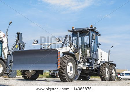 The New Grader Parked