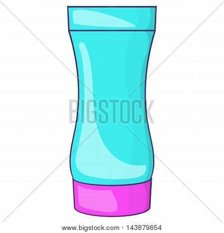 After shave gel icon in cartoon style isolated on white background. Care symbol