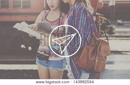 Paper Airplane Rocket Launce Growth Success Startup Concept