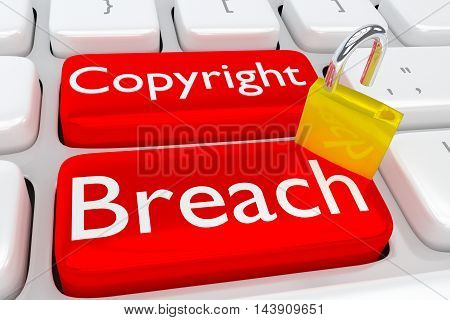 Copyright Breach Concept