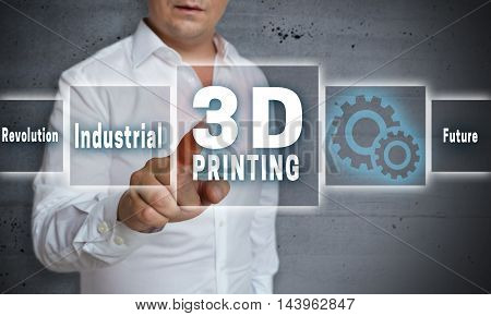 3d printing touchscreen concept background picture template