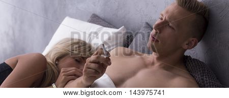 Moment Of Repentance After Perdition In Pleasure