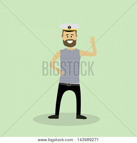 Sailor Man. Vector Illustration