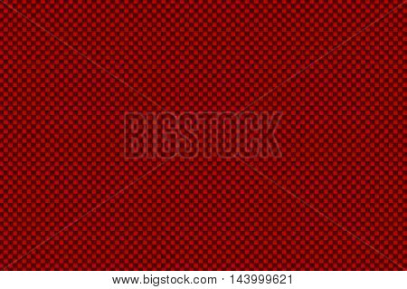red carbon fiber background and texture for material design. 3d illustration.