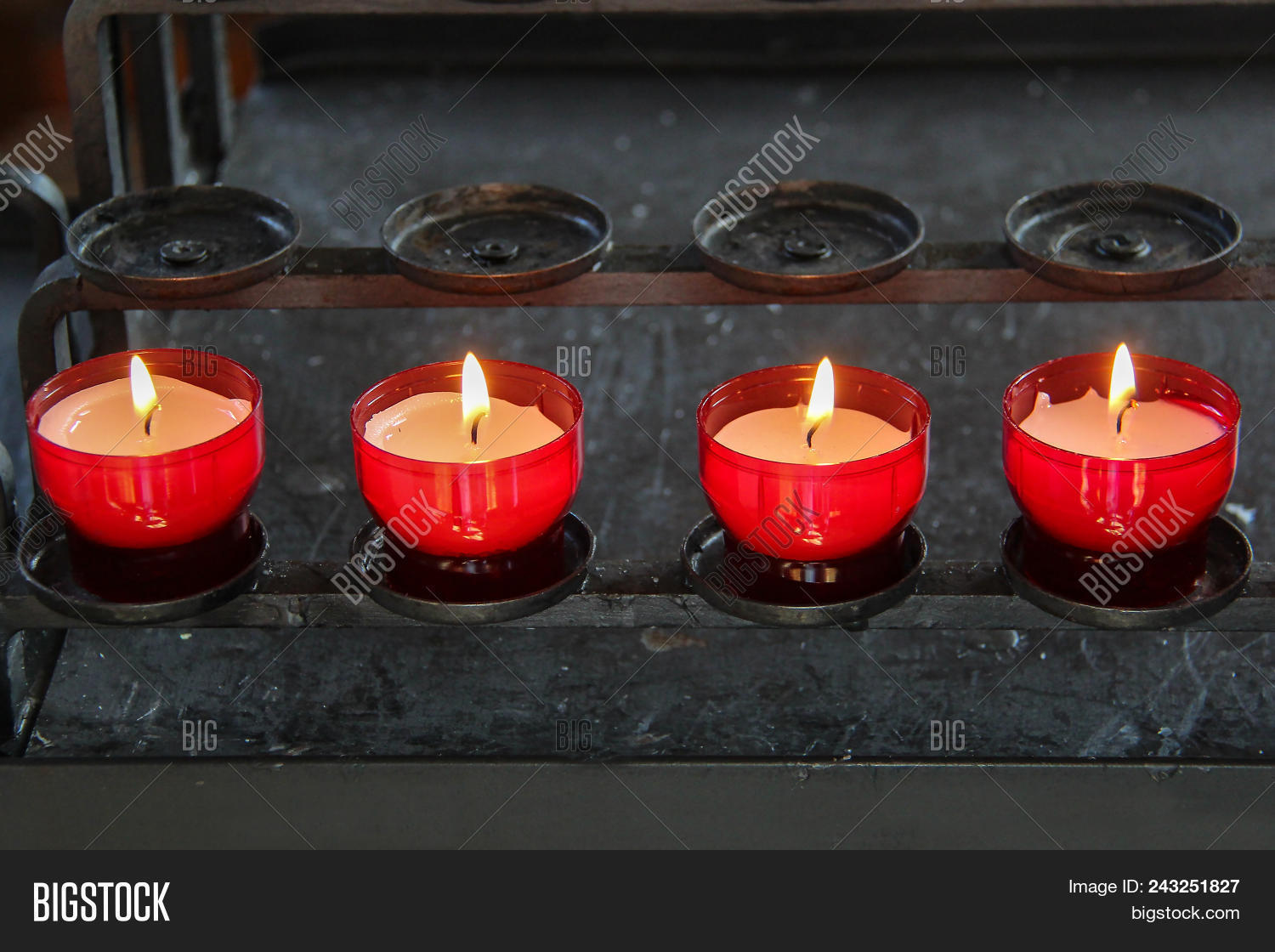 Tealights / Burning Image & Photo (Free Trial) Bigstock