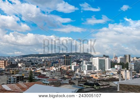 Quito May 2018 The  Belen , Mariscal Sucre And Giron Neighborhood They Form Part Of The City Center