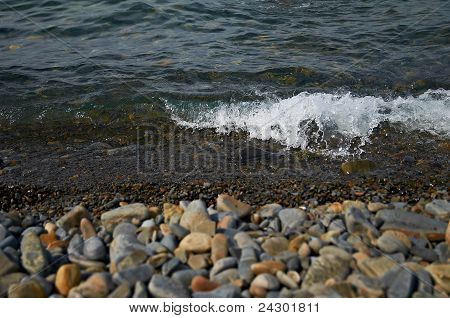 Olas en el mar negro