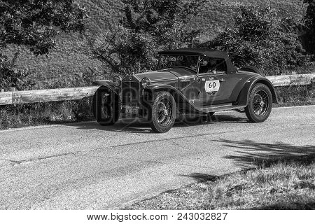Pesaro Colle San Bartolo , Italy - May 17 - 2018 : Lancia Lambda Viii Serie Casaro	1929 Old Racing C