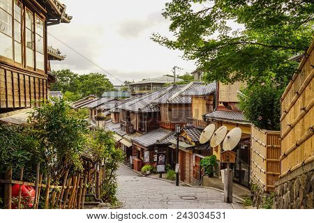 Wooden Houses At Ancient Town