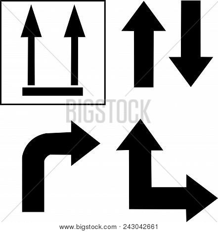 Vector Set Of Different Arrows And Symbols