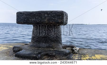 Metal Structure For Landing Ships Port Cleat Sea