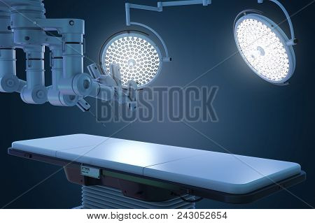 Surgery Room With Robotic Surgery